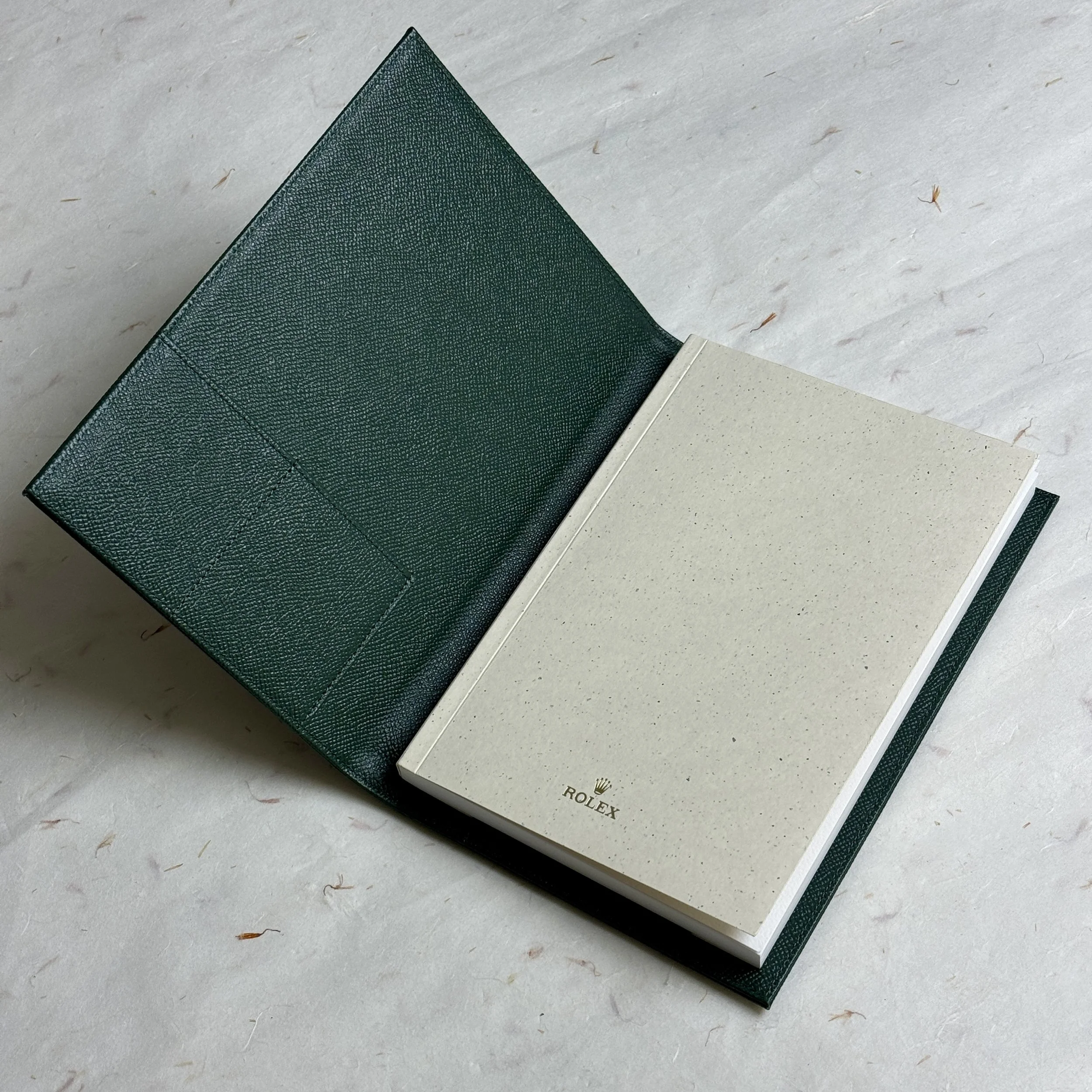 Rolex Green Leather Notebook - VIP Gift